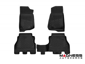 Jeep Wrangler JL Floor Liners - 3D Molded - Front + Rear - 4 Door (2018-2025) Jeep Wrangler JL Floor Liners - 3D Molded - Front + Rear - 4 Door (2018-2025)